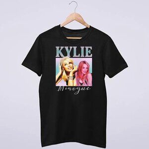 Kylie Minogue T-Shirt Vintage Inspired Pop Music Fan Graphic Retro Tee 86